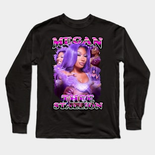 Vintage Retro Megan Thee Stallion Long Sleeve T-Shirt